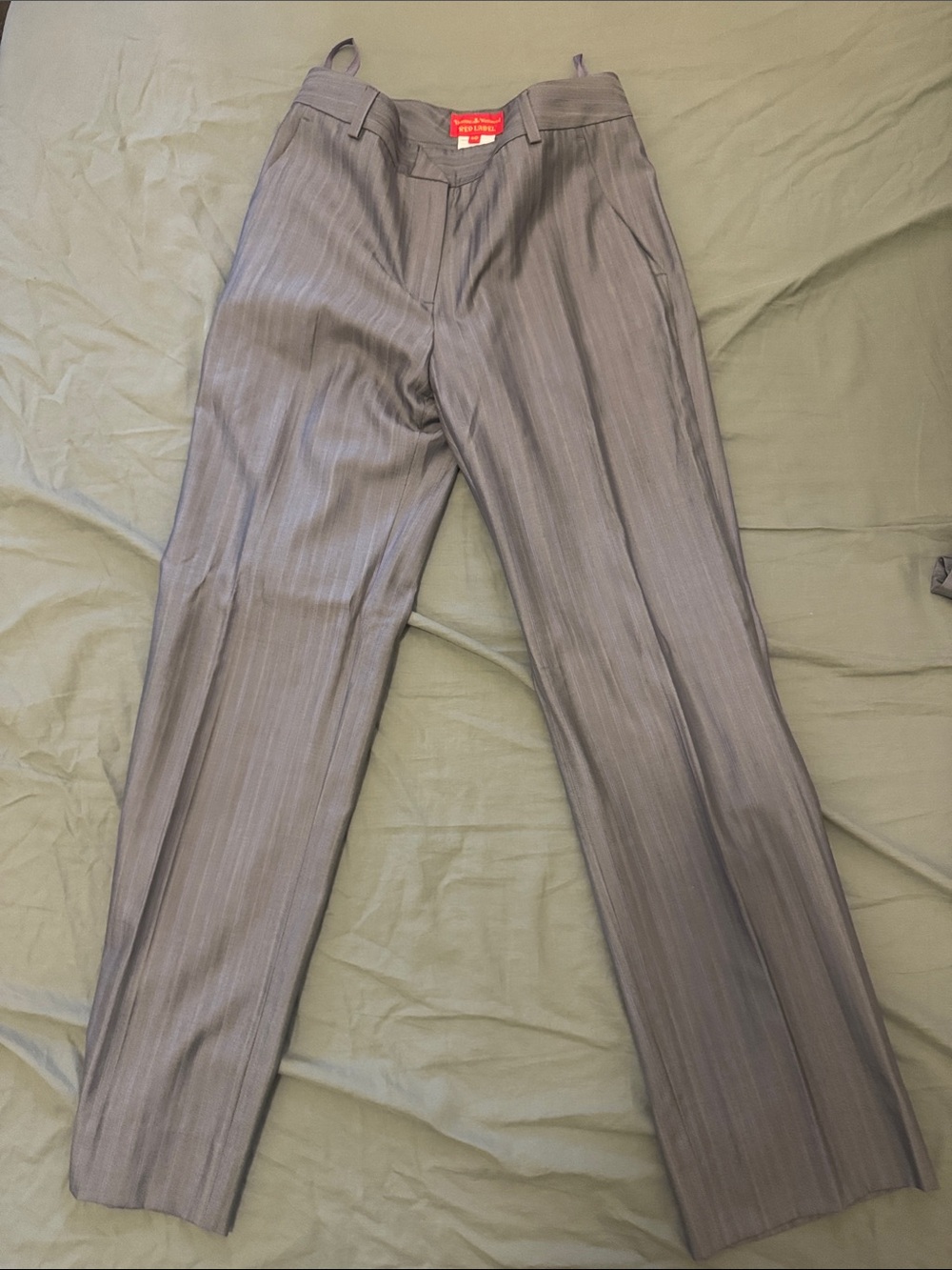 Vivienne Westwood red label Gray Pinstripe Asymmetrical suit set - Picture 5 of 5